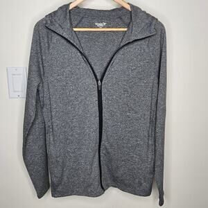 OLD NAVY Active Gray Zip-Up Hoodie with Pockets Size XS